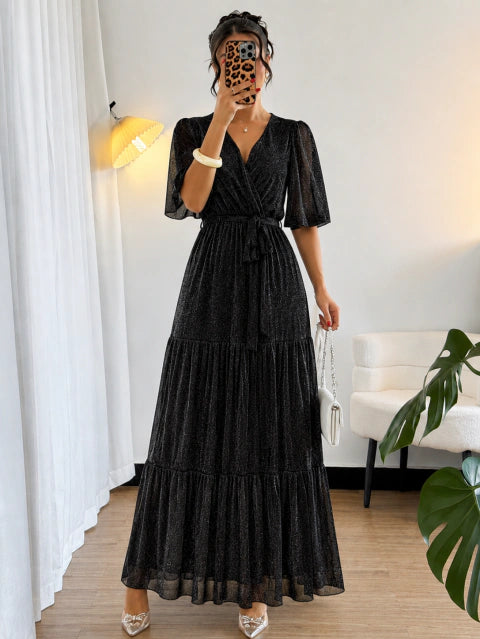 Vestidos Rafaela lurex - Moda Evangelica